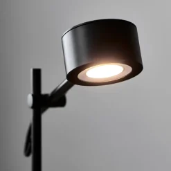 LED vloerlamp Clyde, 2-lamps, met dimmer