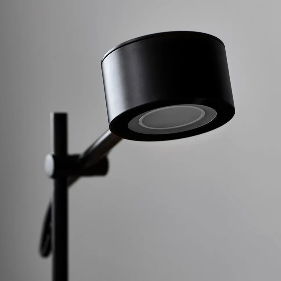 LED vloerlamp Clyde, 2-lamps, met dimmer