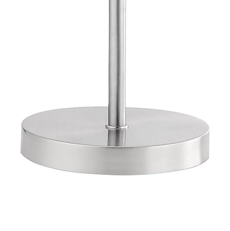 LED vloerlamp Dawda met dimmer, staal