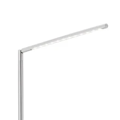 LED vloerlamp Dawda met dimmer, staal