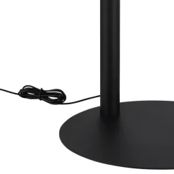 LED vloerlamp Della, hoogte 190 cm, zwart/donkergrijs, 3-lamps.