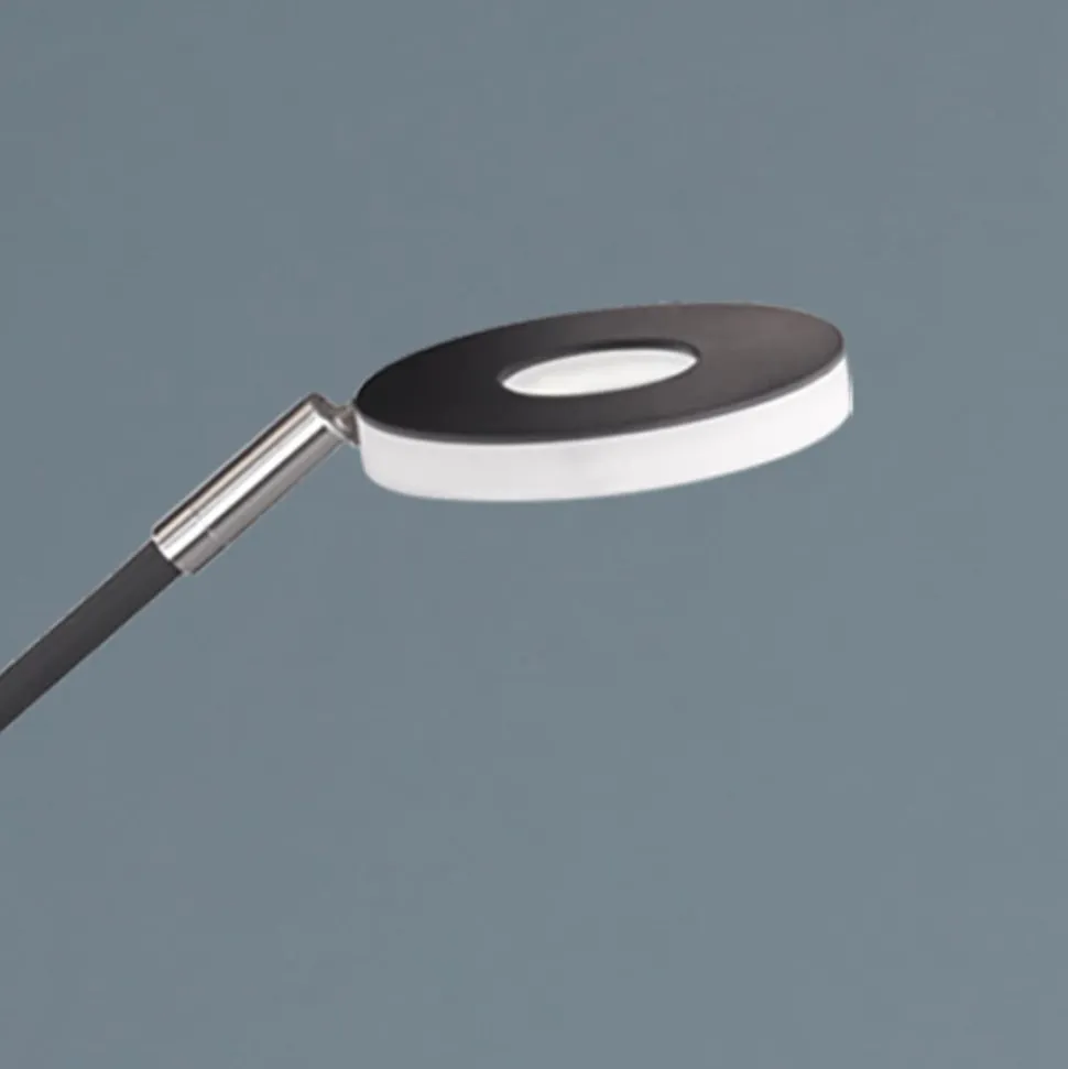 LED vloerlamp Dent, dimbaar, CCT, 2 x 6W zwart