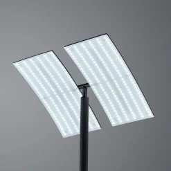 LED vloerlamp Dual CCT, dimbaar, zwart