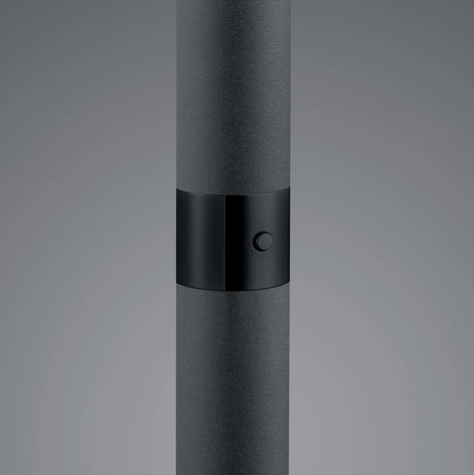 LED vloerlamp Dual CCT, dimbaar, zwart