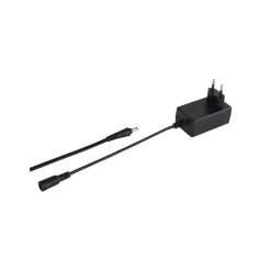 LED vloerlamp Ebro, hoogte 194 cm, nikkelkleurig, 2-lamps.