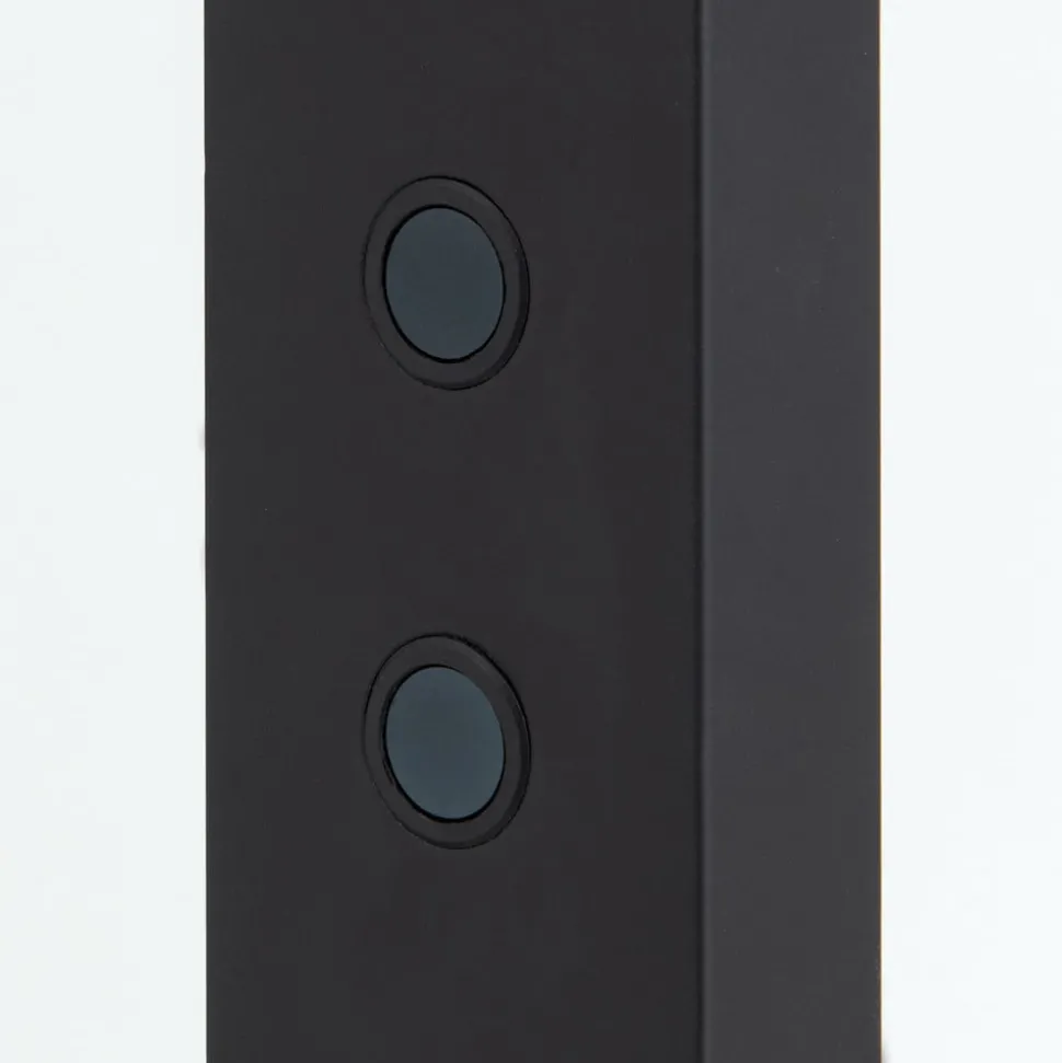 LED vloerlamp Fati, hoogte 181 cm, aluminium, leeslampje, dimmer, CCT