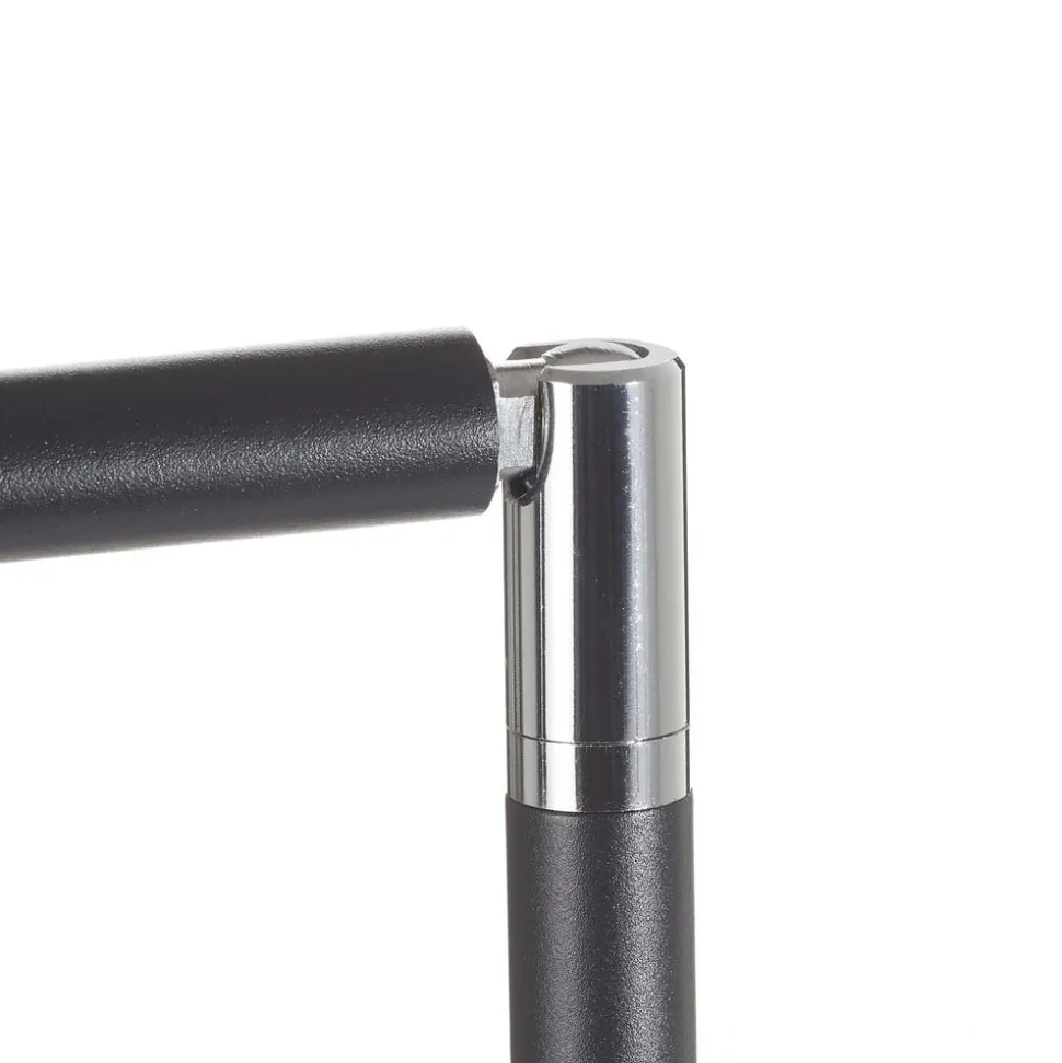 LED vloerlamp Filigran, zwart, dimbaar, verstelbaar