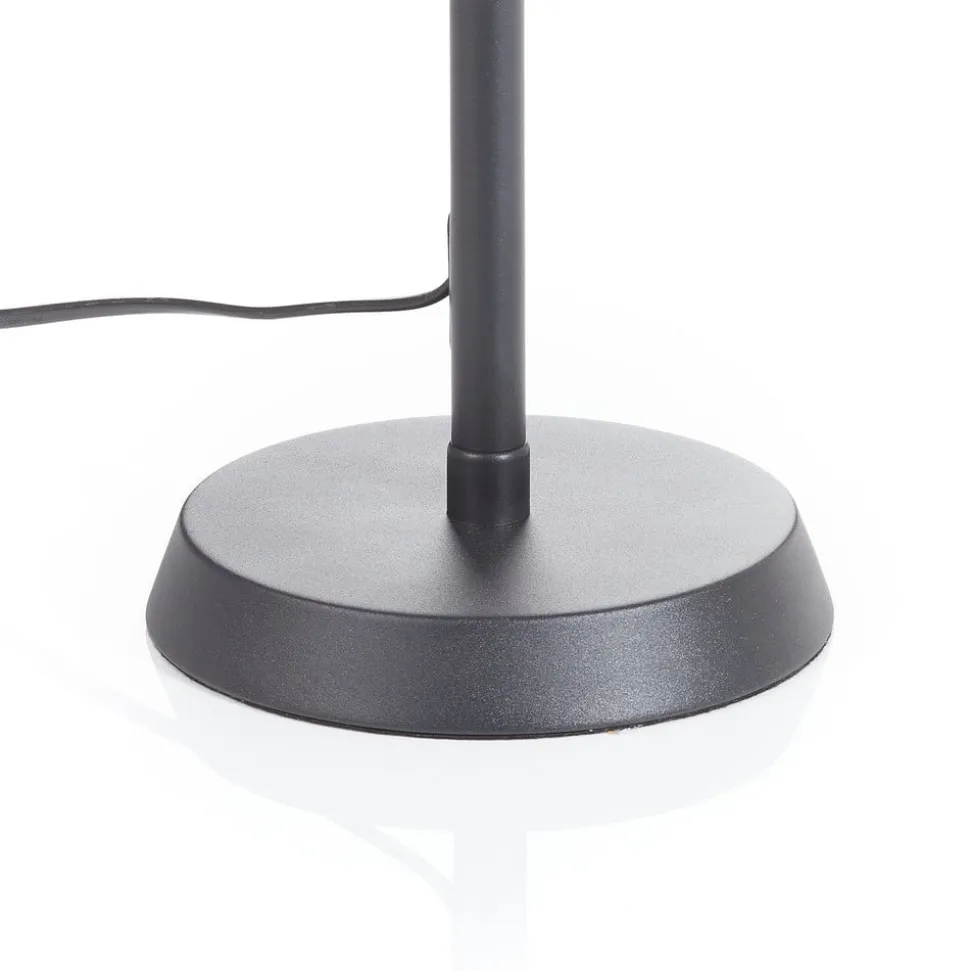 LED vloerlamp Filigran, zwart, dimbaar, verstelbaar