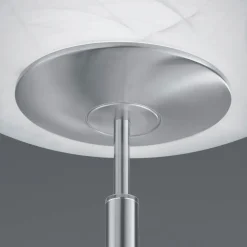 LED vloerlamp Findus, 1-lamp, nikkel