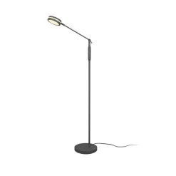 LED vloerlamp Franklin, sensordimmer, antraciet