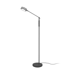 LED vloerlamp Franklin, sensordimmer, antraciet