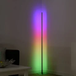 LED vloerlamp Henry, afstandsbedienbaar RGB/CCT