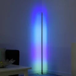 LED vloerlamp Henry, afstandsbedienbaar RGB/CCT