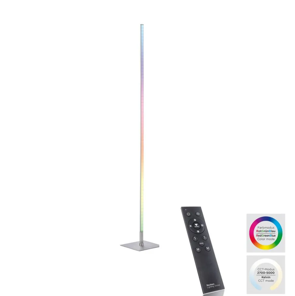 LED vloerlamp Henry, afstandsbedienbaar RGB/CCT