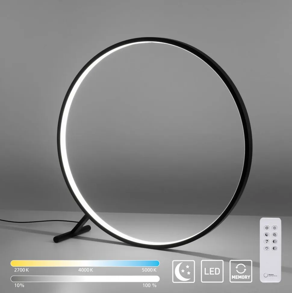LED vloerlamp Hula CCT met afstandsbediening Ø 80 cm