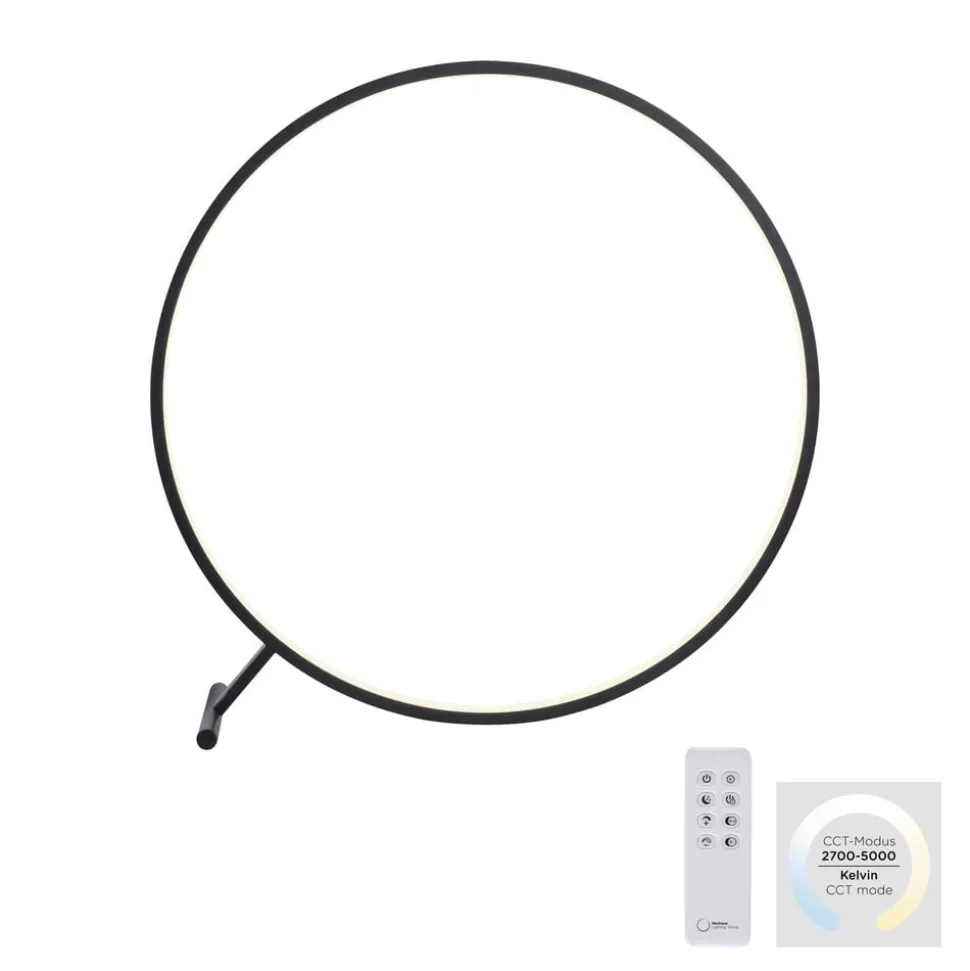 LED vloerlamp Hula CCT met afstandsbediening Ø 80 cm
