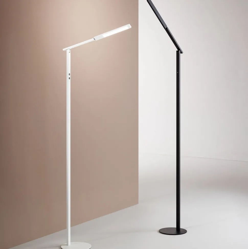 LED vloerlamp Ideal, 1-lamp, CCT, zwart