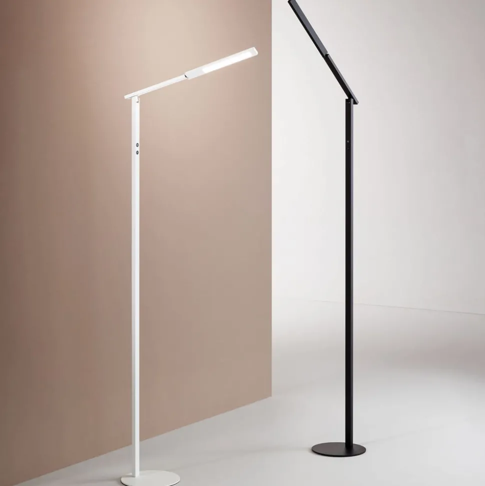 LED vloerlamp Ideal, 1-lamp, CCT, wit