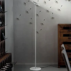 LED vloerlamp Joshua in wit