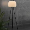 LED vloerlamp Kettle Tripod metaal, kap 36cm