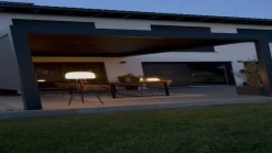 LED vloerlamp Kettle Tripod metaal, kap 36cm