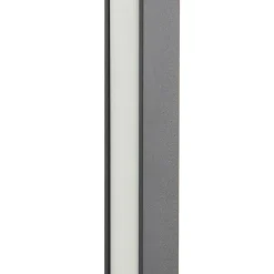 LED vloerlamp Linija, zwart, hoogte 110 cm, sensor