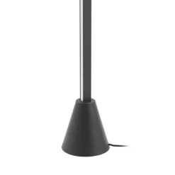 LED vloerlamp Linija, zwart, hoogte 110 cm, sensor