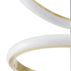 LED vloerlamp Madu, zwart, metaal, 160 cm, dimbaar