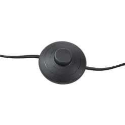 LED vloerlamp Madu, zwart, metaal, 160 cm, dimbaar