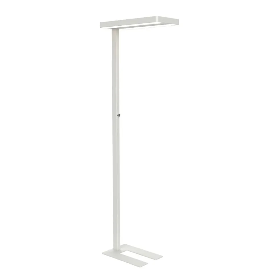 LED vloerlamp MAULjaval, wit, 196 cm, dimbaar, voet