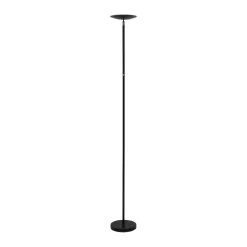 LED vloerlamp MAULsphere, zwart, dimbaar, hoogte 183 cm