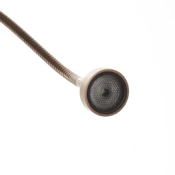 LED vloerlamp Mini, flexibele arm, antiek, 5.000K