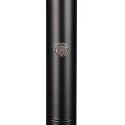 LED vloerlamp Mondello, mat zwart, dimbaar, draaibaar