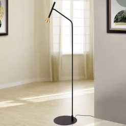 LED vloerlamp Odeon, hoogte 147 cm, metaal