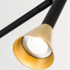 LED vloerlamp Odeon, hoogte 147 cm, metaal