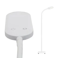 LED vloerlamp Office Step, wit, dimbaar, CCT