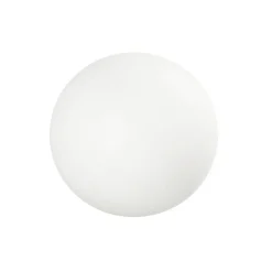 LED vloerlamp Oh!, Ø 38 cm, E27, polycarbonaat, wit