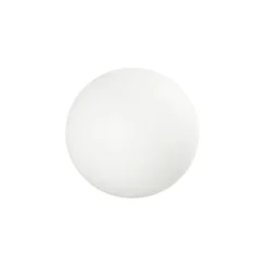 LED vloerlamp Oh!, Ø 28 cm, E27, polycarbonaat, wit