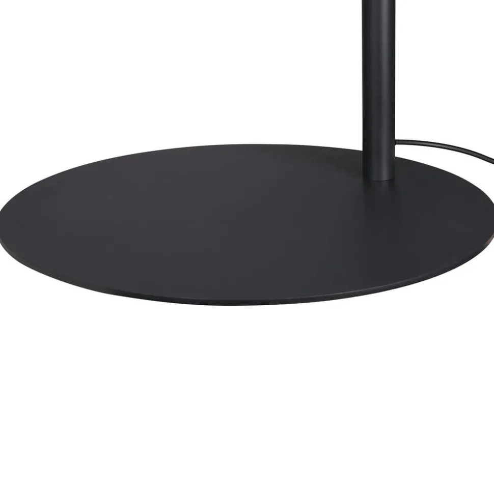 LED vloerlamp One Bow FL, zwart/messingkleurig, staal SLV