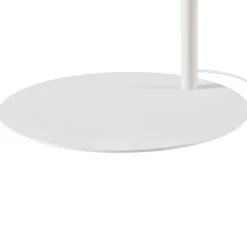LED vloerlamp One Bow FL, wit, staal, hoogte 232 cm, CCT