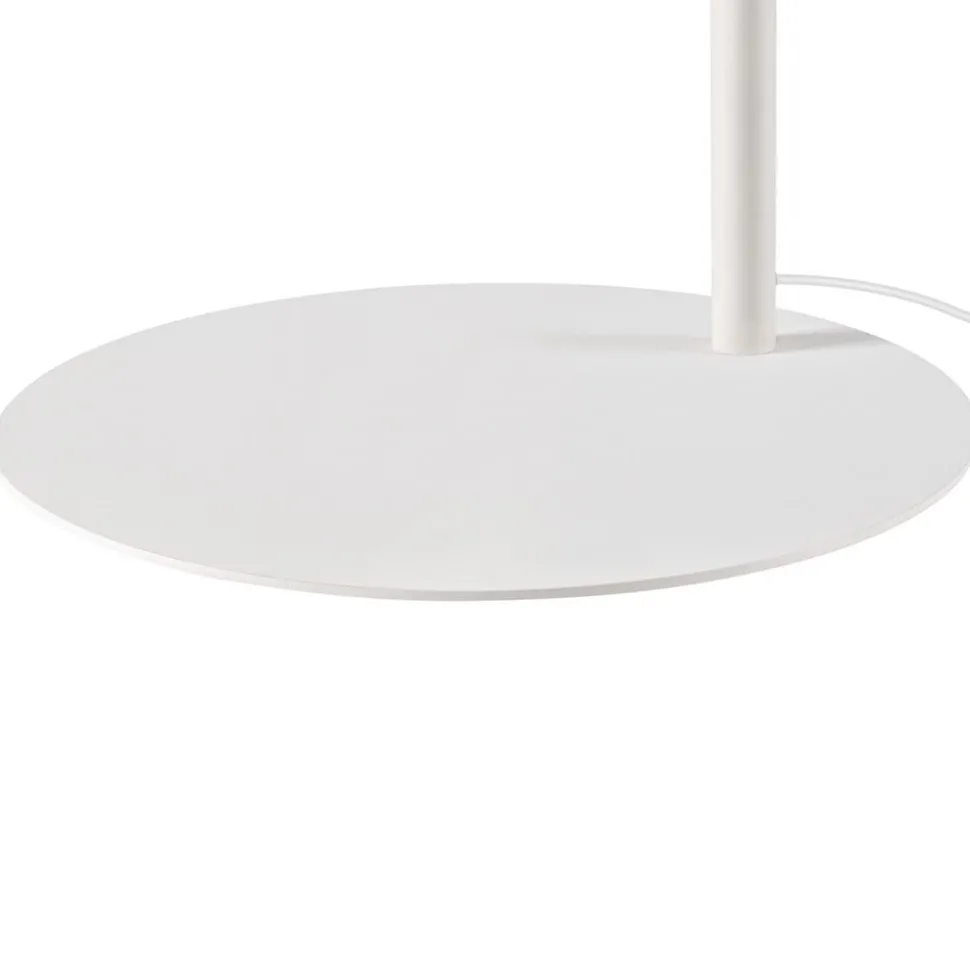 LED vloerlamp One Bow FL, wit, staal, hoogte 232 cm, CCT