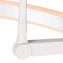 LED vloerlamp One Bow FL, wit, staal, hoogte 232 cm, CCT