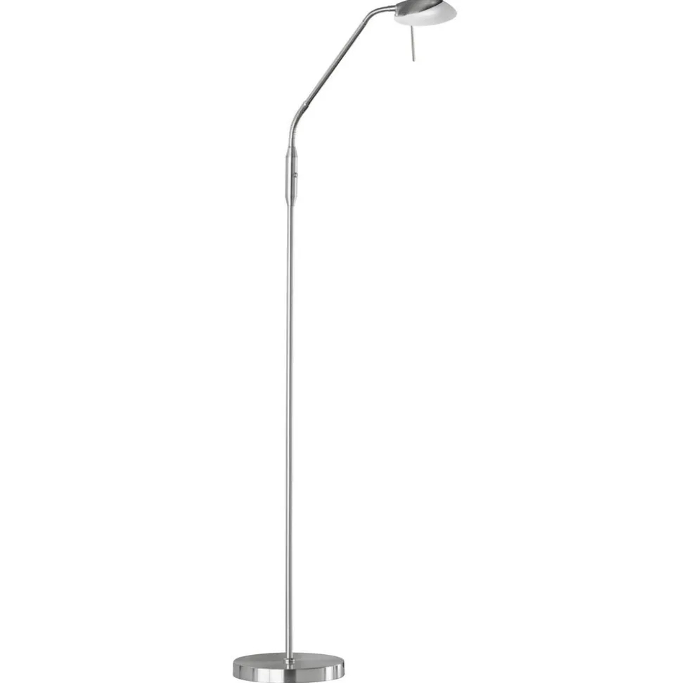 LED vloerlamp Pool TW, 1-lamp, nikkel