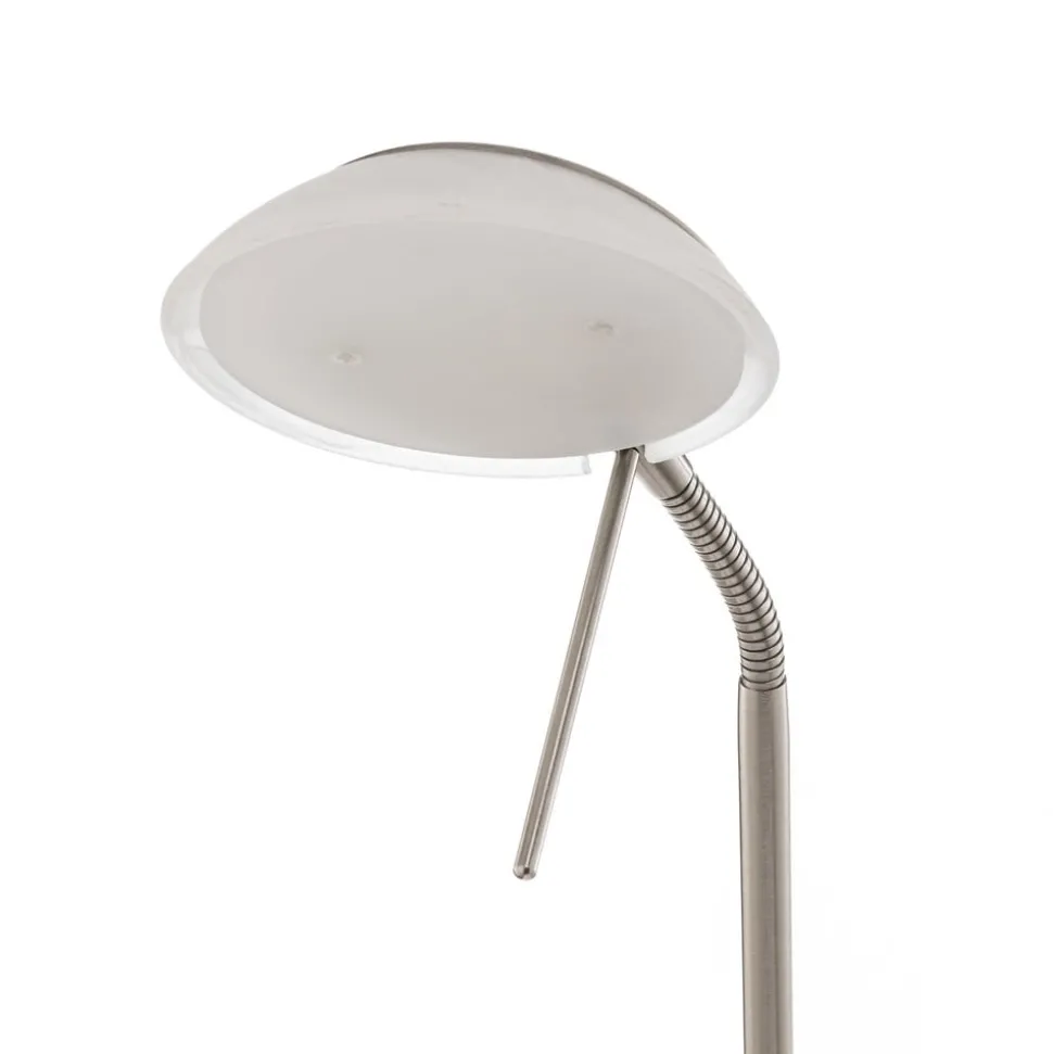 LED vloerlamp Pool TW, 2-lamps, nikkel
