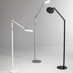 LED vloerlamp Regina, 1-lamp, aluminium