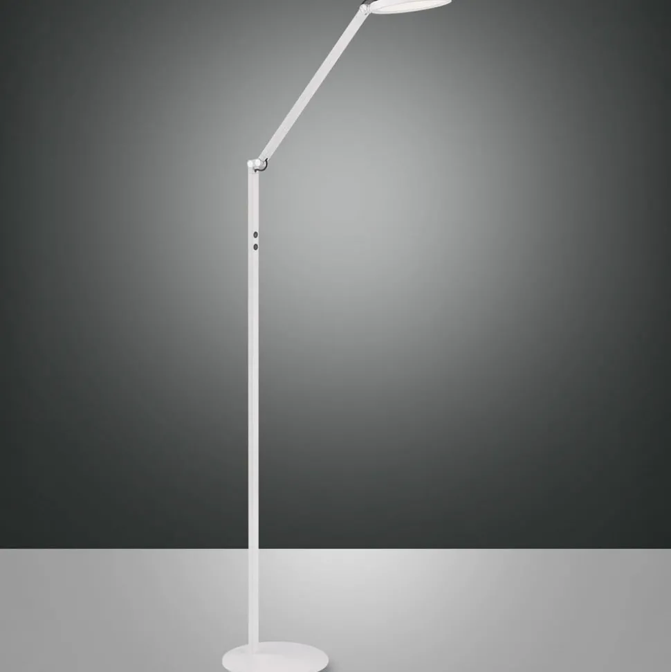 LED vloerlamp Regina, 1-lamp, wit