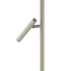 LED vloerlamp Streak, 2-lamps met dimmer, zand