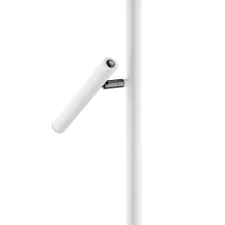 LED vloerlamp Streak, 2-lamps met dimmer, wit