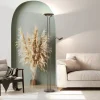 LED vloerlamp Tallri, zwart, 180 cm, 2-lamps, metaal, CCT