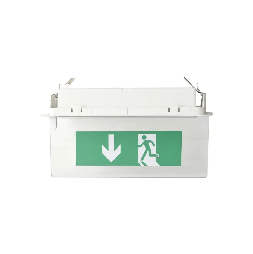 LED vluchtwegverlichting Wasen inbouw opbouw, IP65 4000K